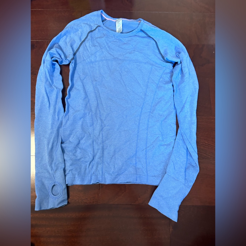 Ivivva Blue Fitted Longsleeve Girls Large